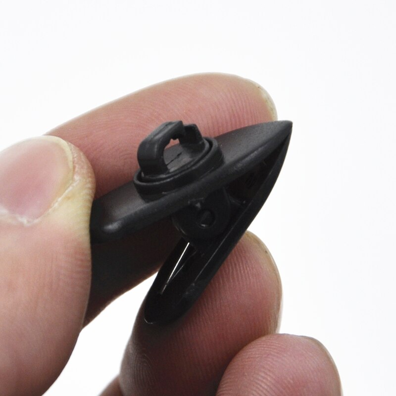 Headphone Clip Wired Headphone Cable Clip Lavalier Clip Black