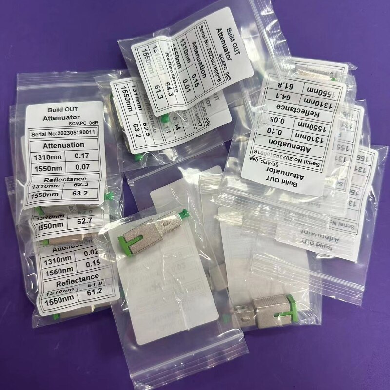 SC APC 0dB Optical Fiber Adapter 0dB Attenuator 1310nm 1550nm Mutual Conversion of Two Kinds of Connectors