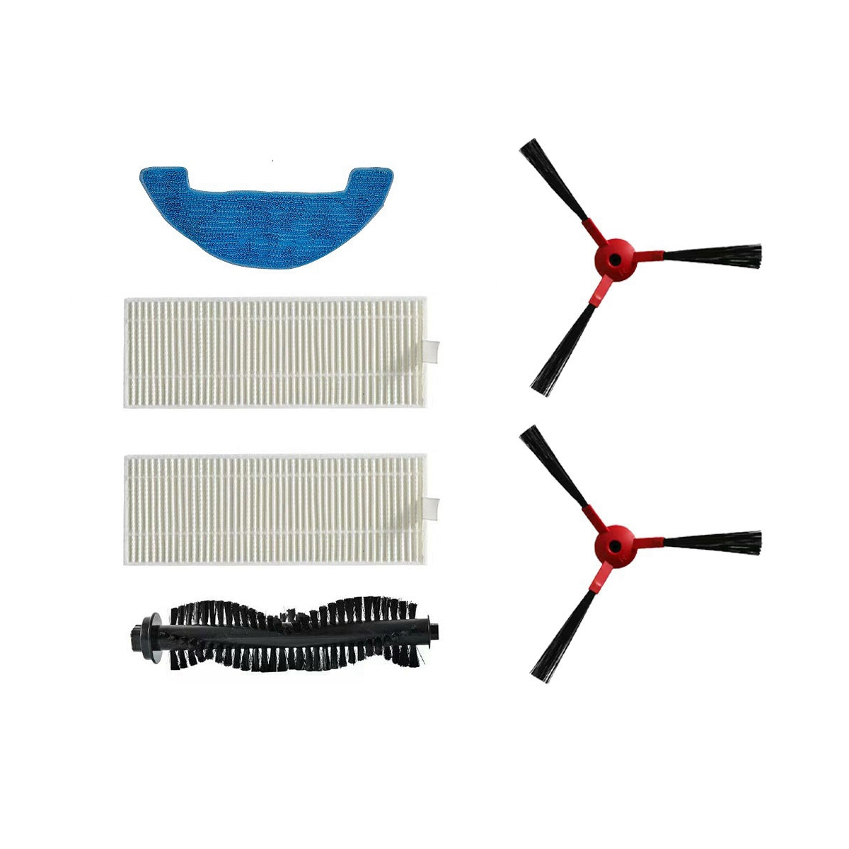 Main Roller Brush Filters Side Brushes Mop Cloth for 360 G50 / 360 C50 Vacuum Cleaner Robot Filter