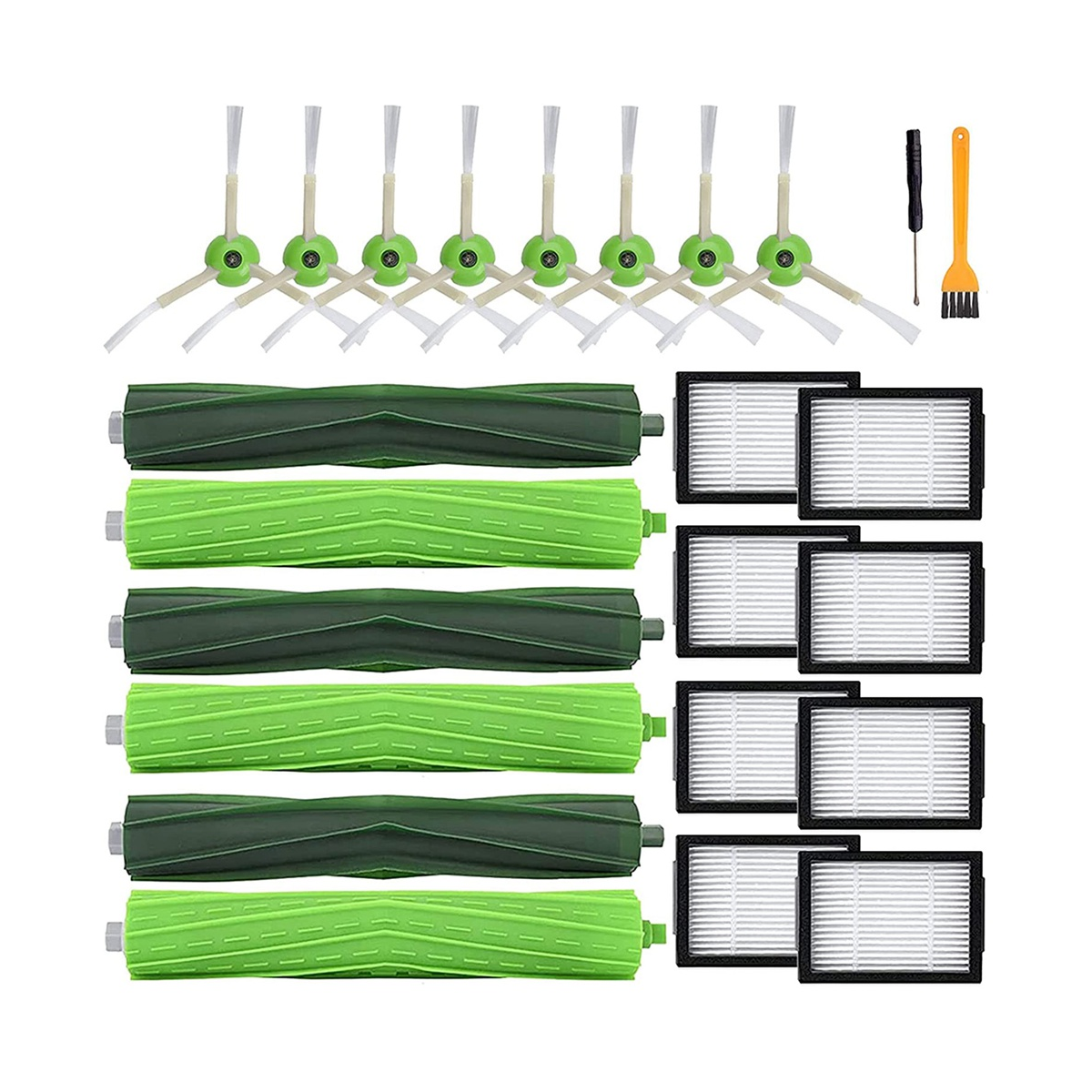 HEPA Filter Brushes for J7 J7+/Plus E5 E6 E7 I7 I7+ I3 I3+ I4 I4+ I6 I6+ I8 Vacuum Cleaner Accessories Kit