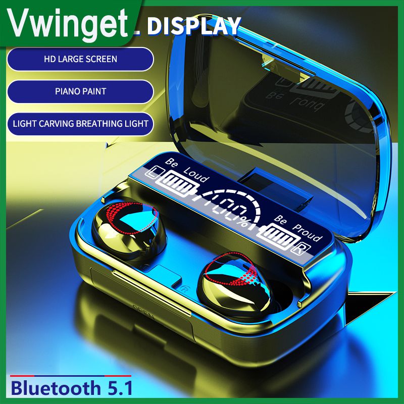 Waterproof Gaming Headsets With Charging Case Noise Reduction Wireless Earphone Stereo Tws Headphones Sport Earbuds