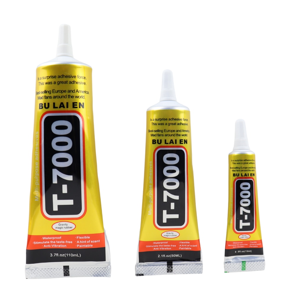 Bulaien T7000 15ML 50ML 110ML Black Contact DIY Glue Phone Screen Housing Repair Adhesive With Precision Applicator Tip