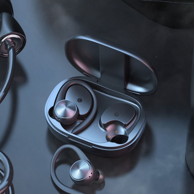 Bluetooth Wireless Headphones IPX5 Waterproof Sports Ear Hooks Earphones TWS HiFi Stereo Music Earbuds Airdots With Mic New