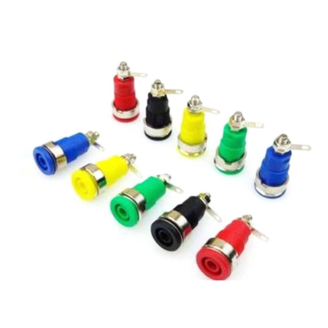 10pcs High Quality High Voltage High Pressure sSafety Type 4mm Banana Socket Panel Hole Safety Pannel Socket