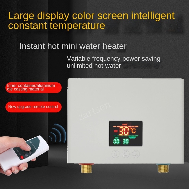 110V/220V Hot Water Heater Instant Electric Water Heater Home Intelligent Constant Temperature and Rapid Heating Tankless Heater