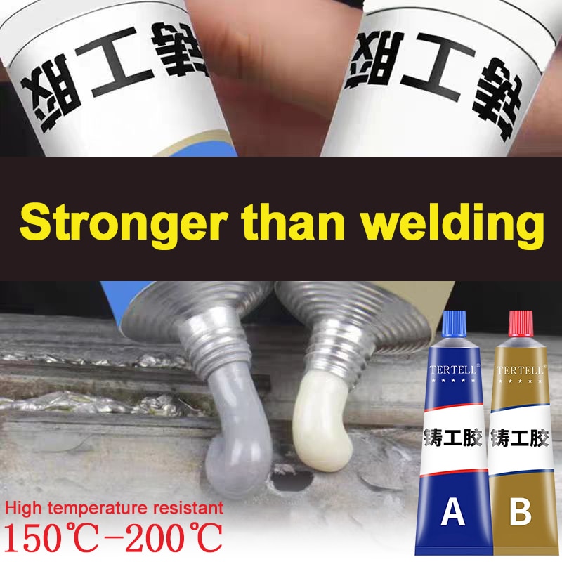 Strong Caster Glue A+B Glue Casting Adhesive Industrial Repair Agent Casting Metal Cast Iron Trachoma Stomatal Crackle Repair
