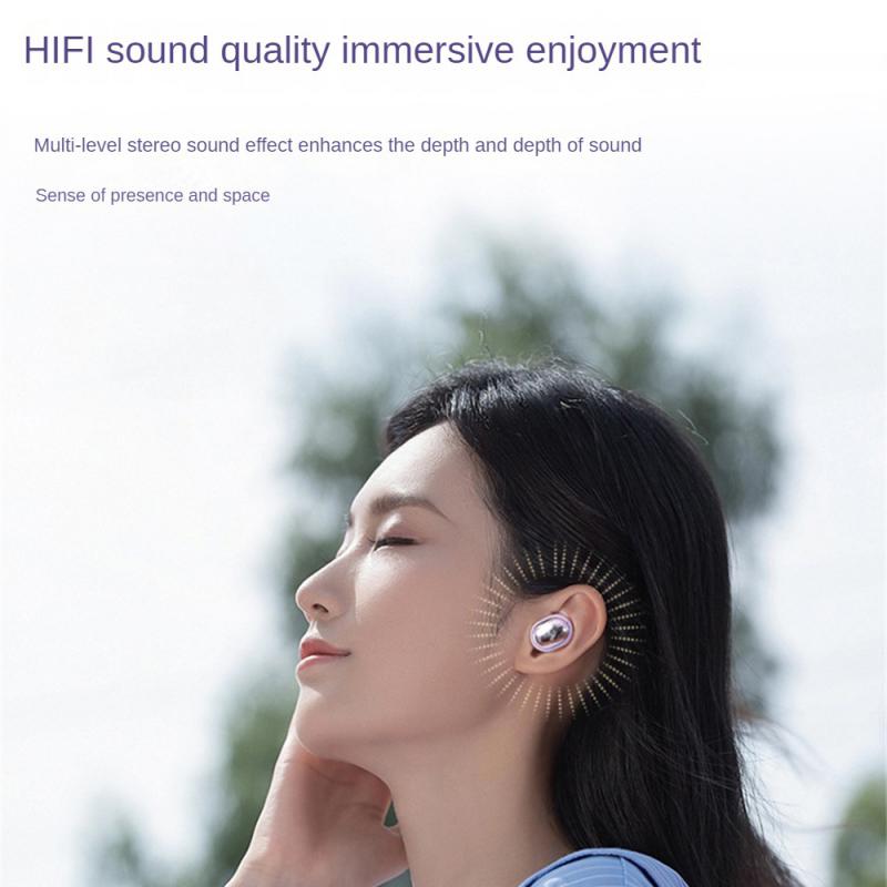 Electroplating Process Wireless Headset Communication Distance 10-15 Meters Mini Lithe Touch Control Headset Earphone