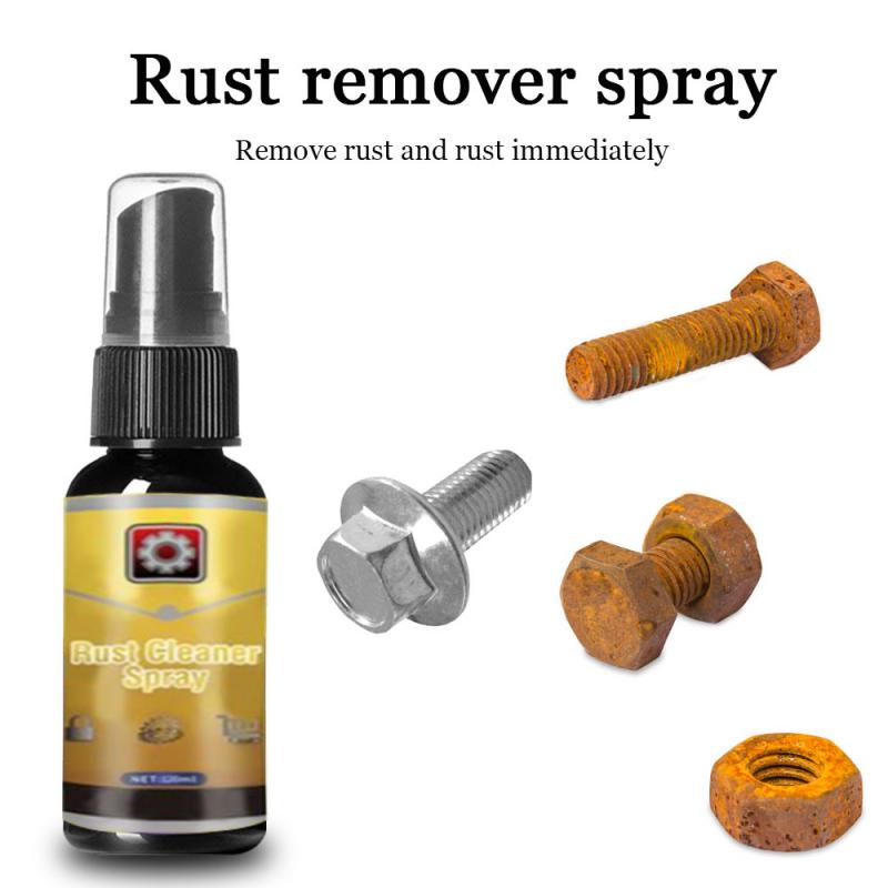 30ML Universal Car Rust Remover Spray Household Multifunctional Kitchen Pot Rust Cleaning Agent Metal Parts Anti-rust Spray