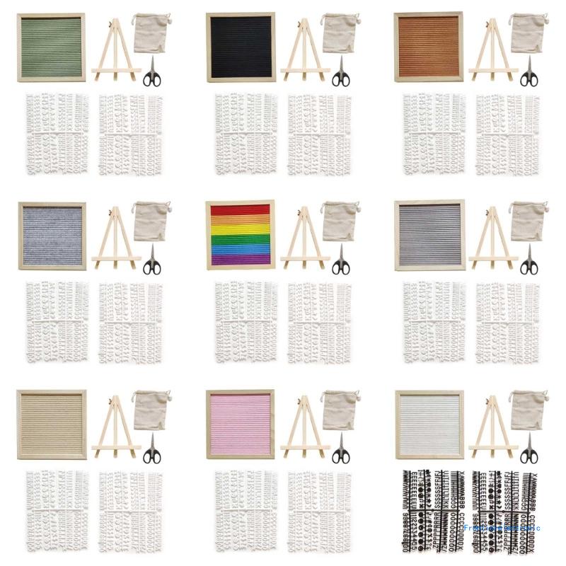 Letter Board 9.8''x9.8'' Changeable Letter with Letters Numbers Easel Stand DropShipping