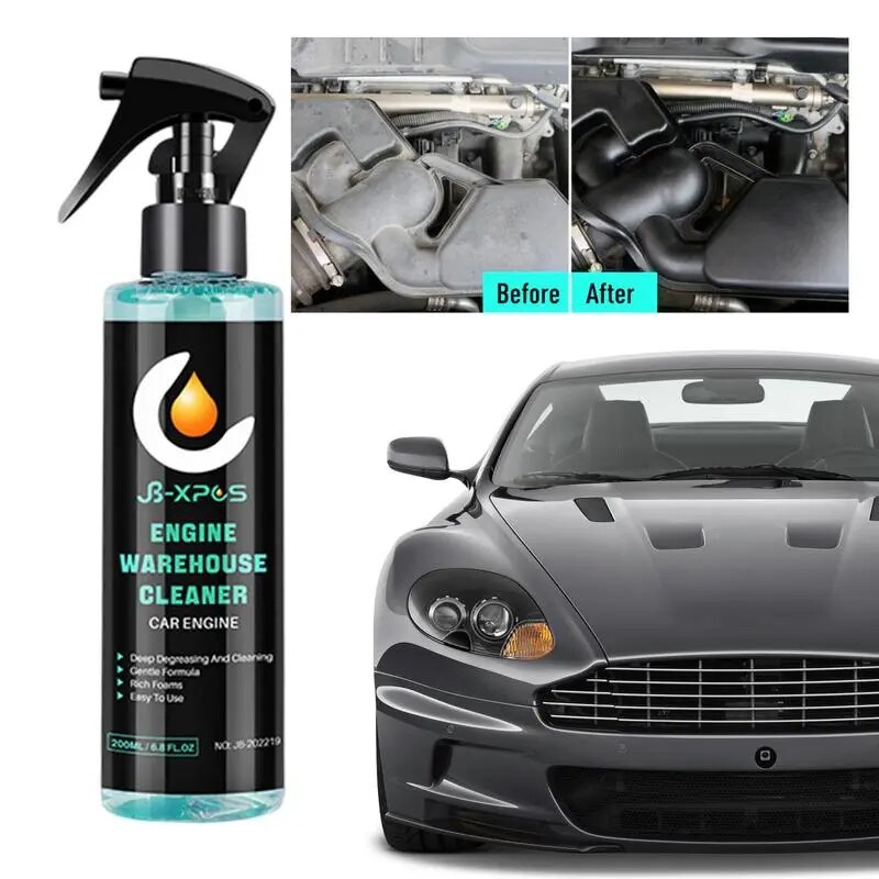 Car Engine Compartment Cleaner Rinse Free Car Wash Engine Warehouse Spray Vehicle Cleaning Tool For Cars Trucks SUVs Jeeps &