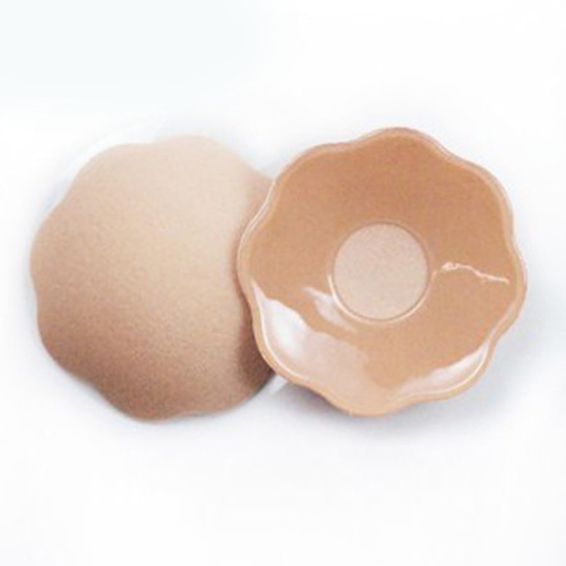 Reusable Invisible Self Adhesive Silicone Breast Chest Nipple Cover Bra Pasties Pad Petal Mat Stickers Accessories For Woman