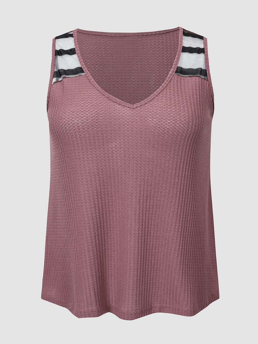 Finjani Tank Tops Plus Size Women Clothing Knitted Loose Women's Vest Fashionable Tops In Multiple Colors