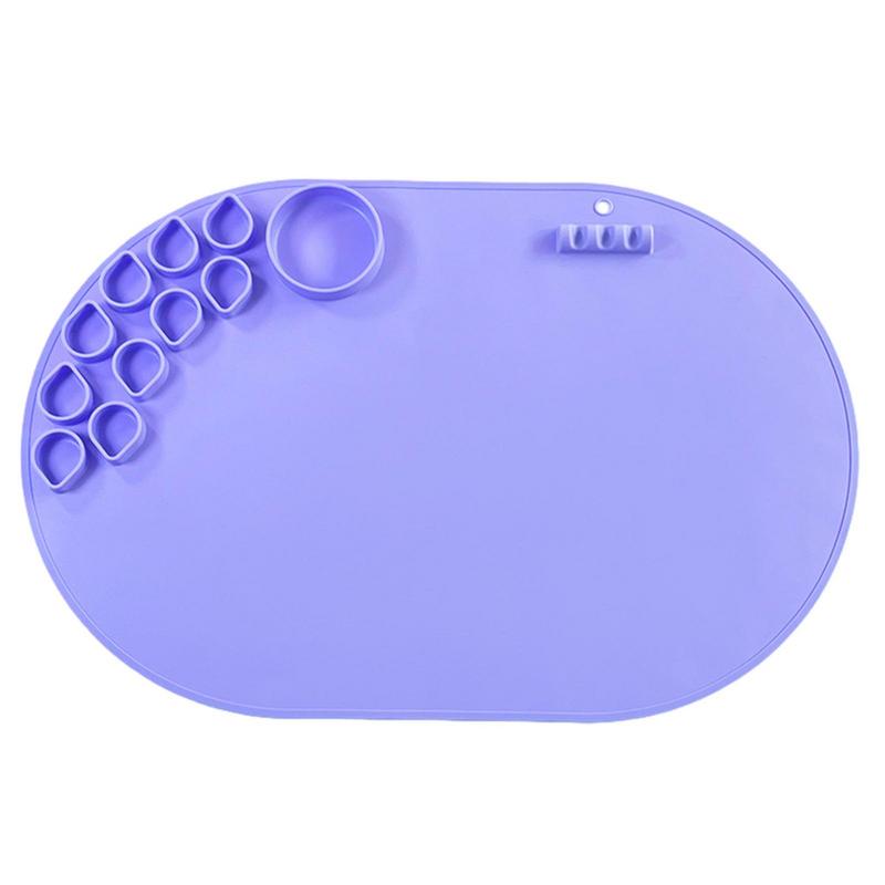 Silicone Mat For Crafts Silicone Artist Mat Portable Nonstick Drawing Boards Silicone Artist Mat With Cup Collapsible Pad For