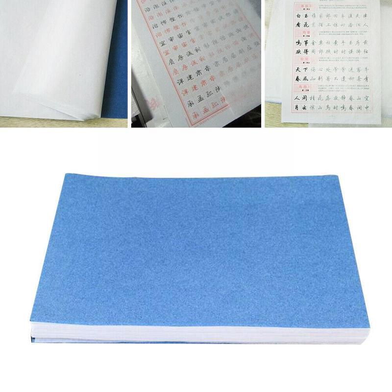 100 sheet/set Translucent Tracing Paper Writing Copying Calligraphy Sheet Scrapbook Drawing Stationery Craft 27*19cm Paper F2P1