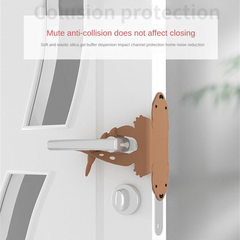 Silicone Silent Door Mat Door Closing Buffer Mute Lock Sleeve Anti-pinch Hand Door Lock Artifact Anti-collision Door Clamp Pad