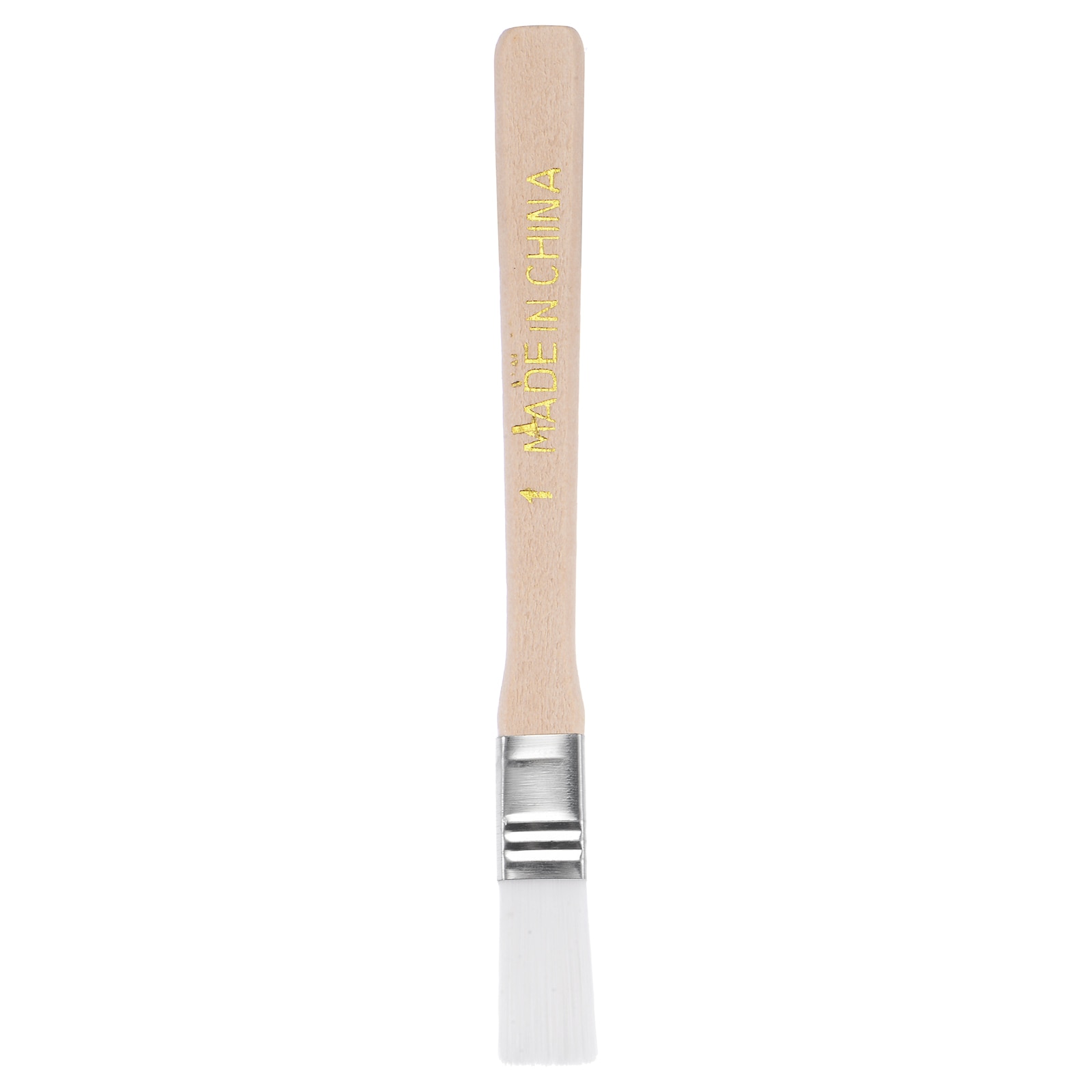 uxcell 5" Paint Brush 0.47" Width Soft Nylon Bristle with Wood Handle for Wall, Cabinets, Fences White