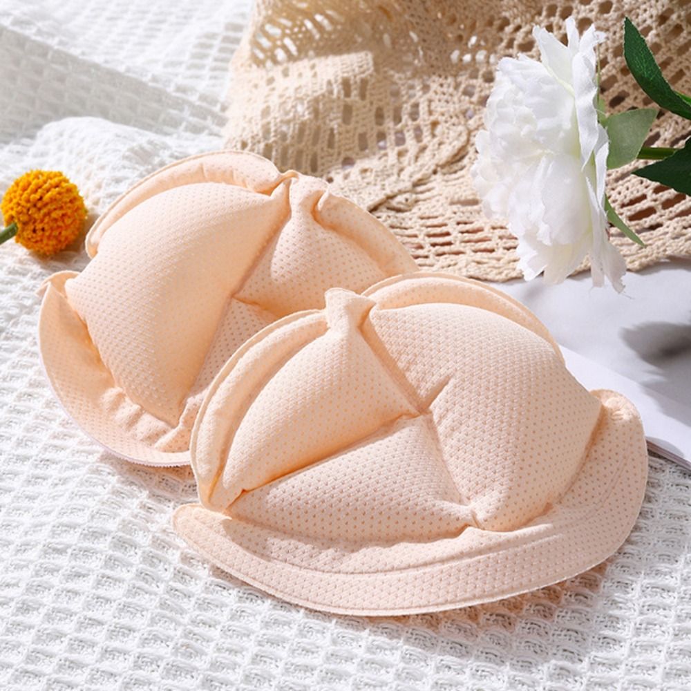 1Pair Bikini Chest Push Up Pads Swimsuit Small Bust Thicker Press Inflatable Bra Pad Invisible Gather Underwear Bra Cushion