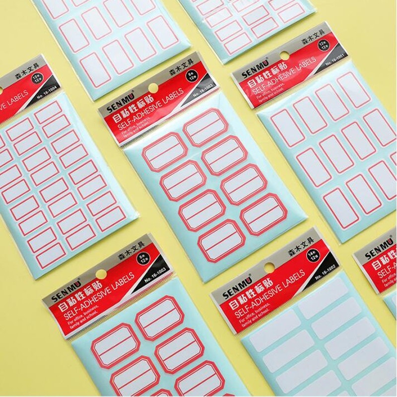 20packs Label sticker self-adhesive label paper take out paper Name note label free shipping