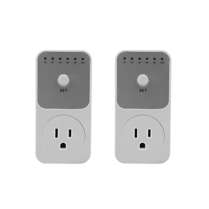 2X Countdown Timer Switch Intelligent Control Plug-In Socket Automatically Closes The Socket US Plug
