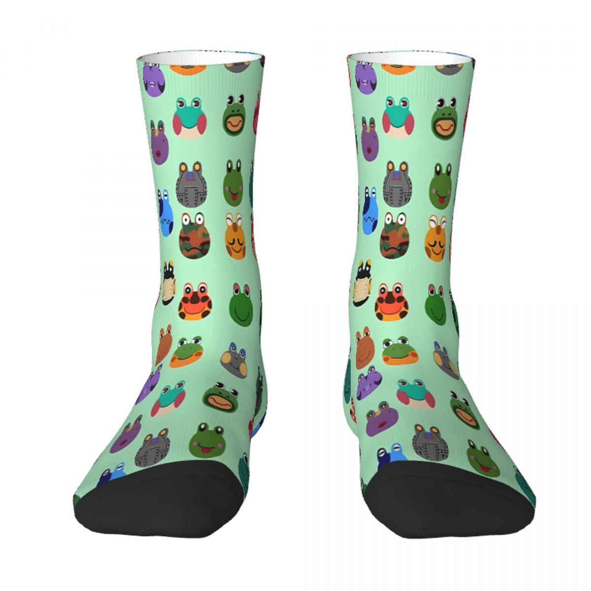 Frog Villagers Animal Crossing Game Sock Socks Men Women Polyester Stockings Customizable Sweetshirt