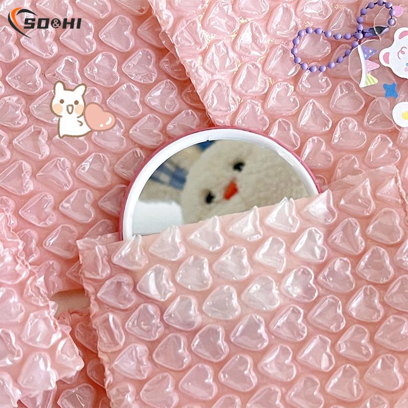 10pcs Pink Love Bag Bubble Envelope Bubble Envelope Padded Envelope Packaging Bag Business Bubble Envelope Mailing Packaging Bag