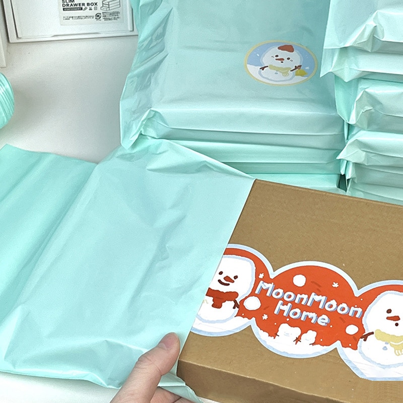 10Pcs White Self-seal Adhesive Courier Bags Storage Bags Plastic Envelope Shipping Mailing Bags