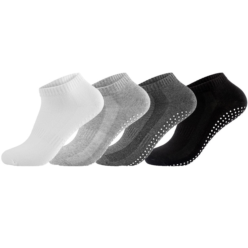 Glue Yoga Socks Sweat Absorbing and Breathable Boat Socks Trampoline Socks Indoor Anti Slip Floor Socks Men's Socks