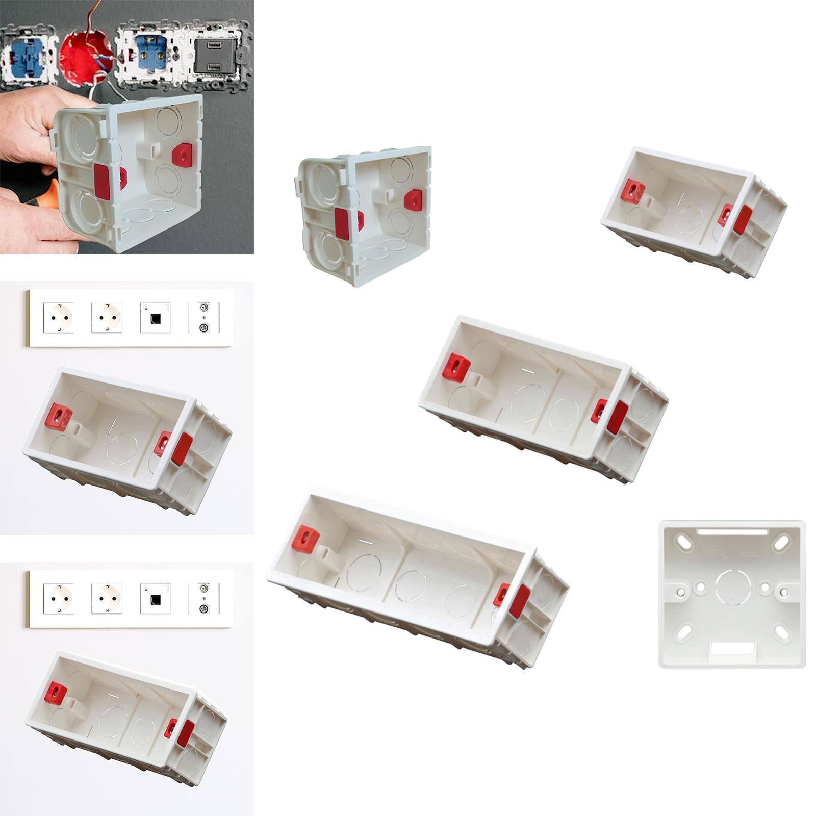 Flame Retardant Bottom Box Conjoined Box 86 Type Concealed Bottom Box for