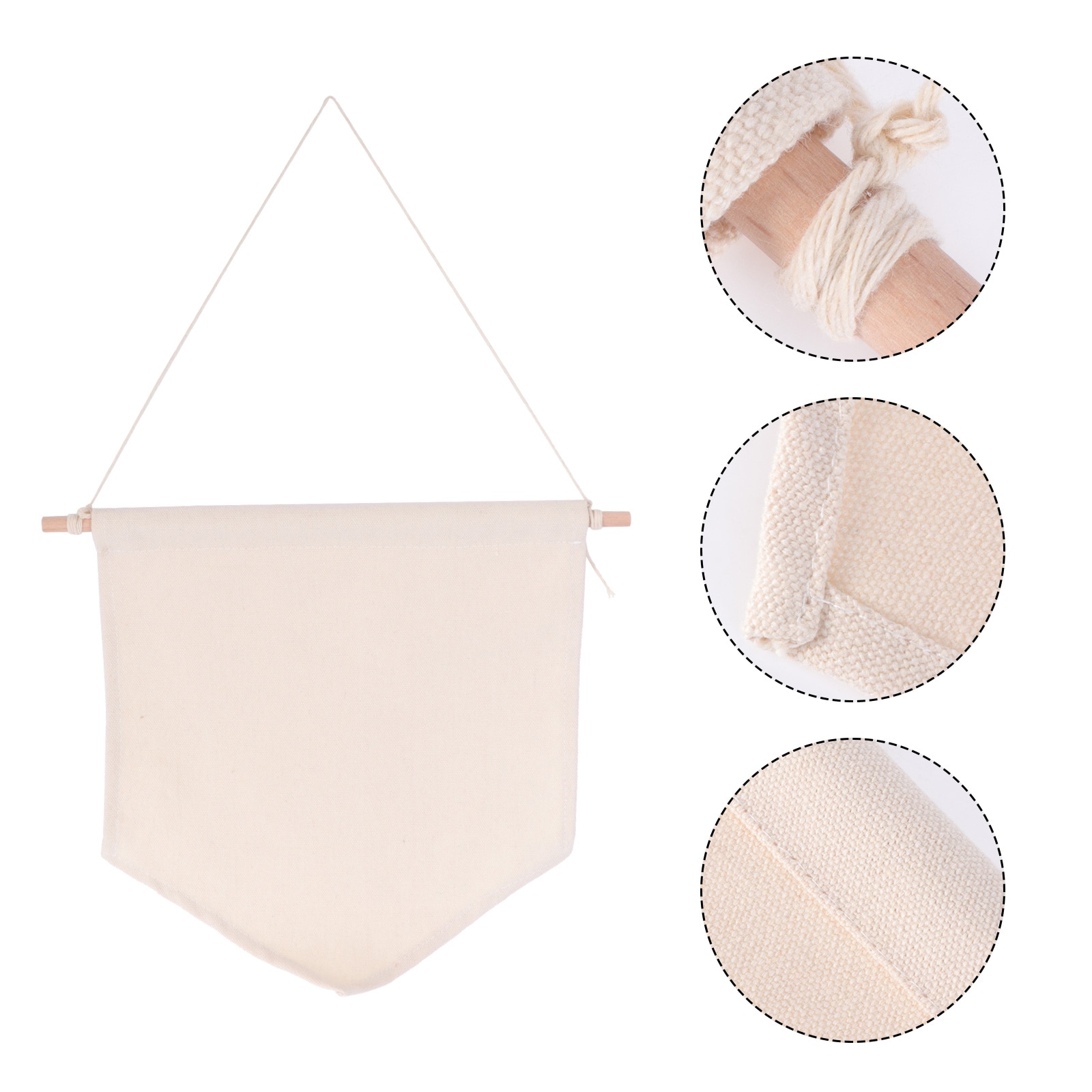 Blank Pin Wall Display Children Storage Frame, Canvas Pennant Lapel Badge Flag 1PC ( Primary )