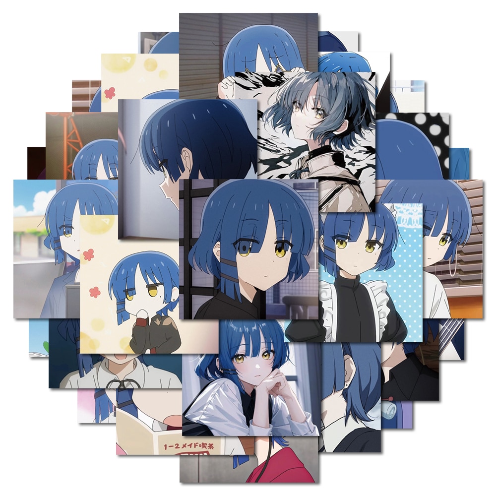 63Pcs BOCCHI THE ROCK! Stickers Anime Kids ToysDecals DIY Water Bottle Laptop Luggage Waterproof Cute Girls Sticker