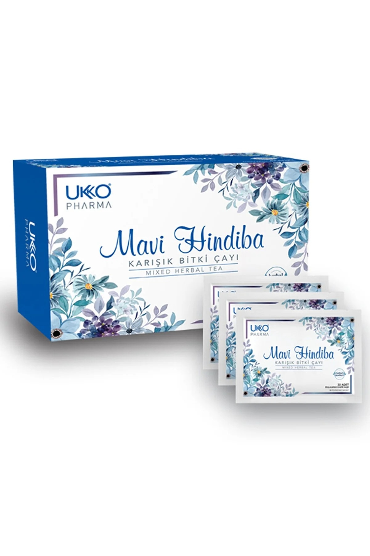 Ukko Pharma Blue Chicory Mixed Herbal Tea Mixed Herbal Tea - 1 box of 30 sachets Detox EXP:2025