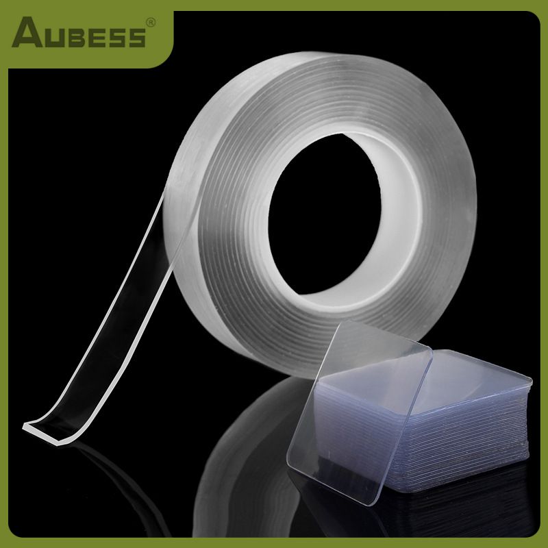 1Pcs Strong Viscosity Nano Tape Gel Double Sided Adhesive Tape Super Sticky PVC No Traces Waterproof Transparent Tape Home