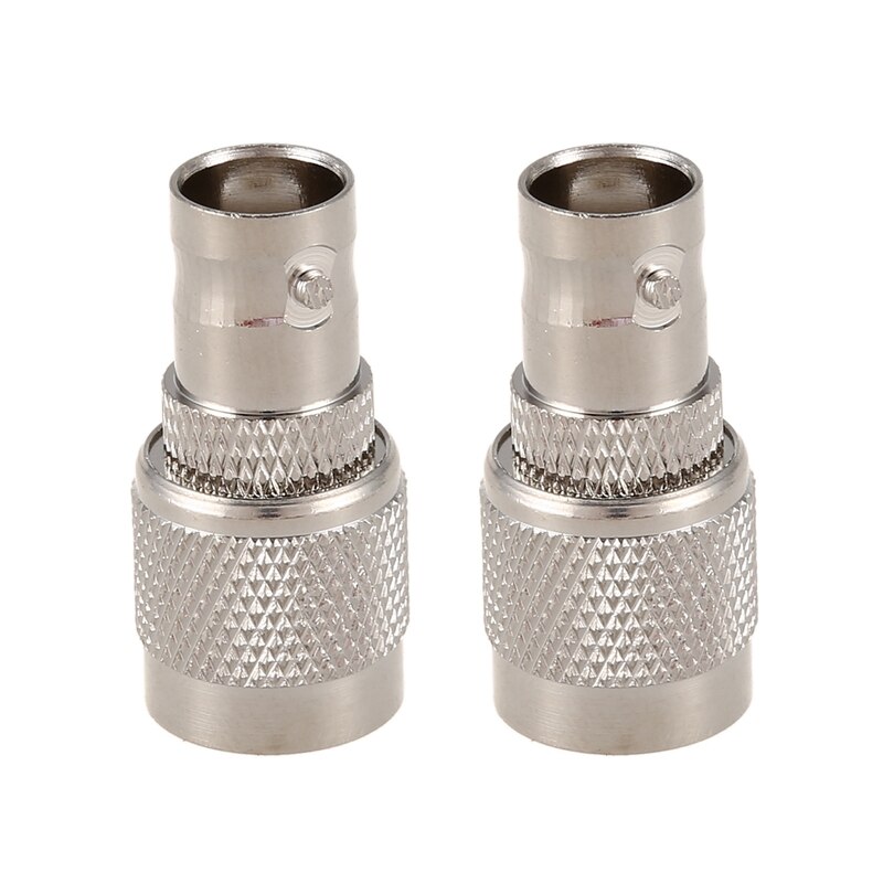 2X TNC Male Plug To BNC Connector Jack Female M / F Coaxial Connector RF Adapter Cable