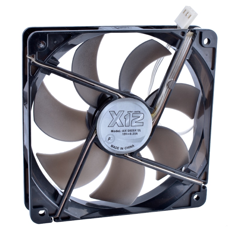 COOLING REVOLUTION 12025 12cm 120mm fan 120x120x25mm 12V 0.25A speed monitoring computer CPU cooler fan chassis fan blue light