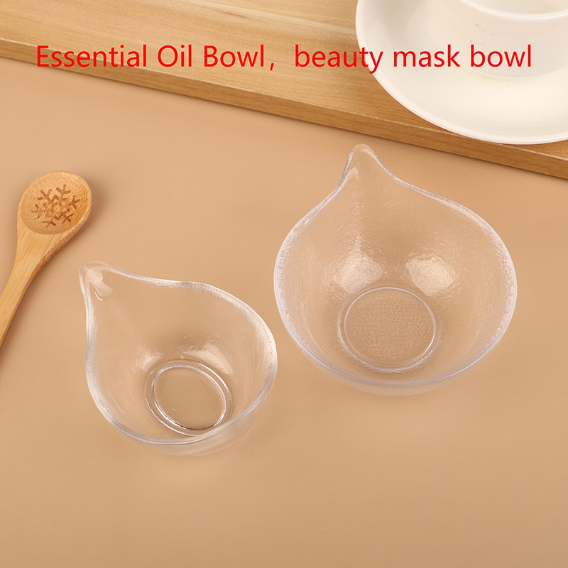 Transparent Thickened Glass Essential Oil Bowl Essence glass bowl Beauty Salon Supplies high-end beauty mask bowl