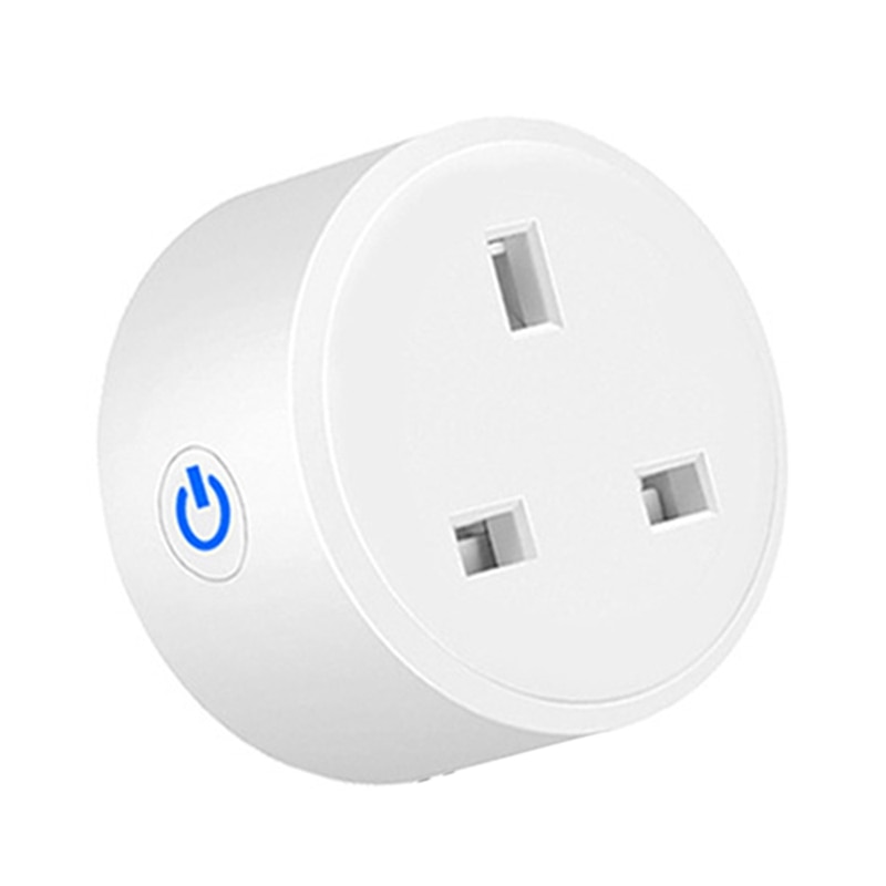 20A Tuya Smart Wifi Plug UK Control Socket Outlet With Energy Monitering Timer Function For Alexa Google UK Plug