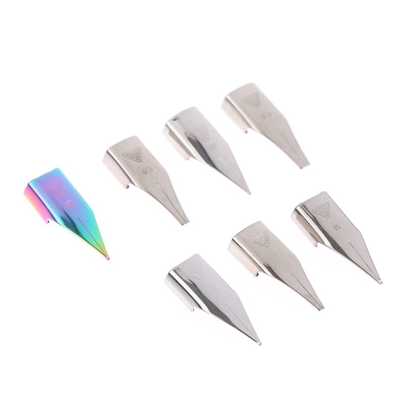3Pcs 757# Fountain Pen Nib Accessories Dazzling F/EF/M Art Nib School Supplies Fountain Pen For School Supplies