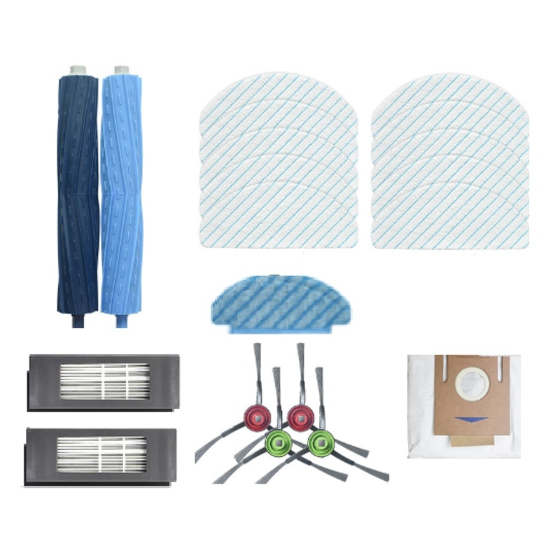 Main Side Brush Filter Mop Rag For Ecovacst9 Aivis T9 AIVI+ Hybrid Robot Vacuum Cleaner Spare Parts Accessories