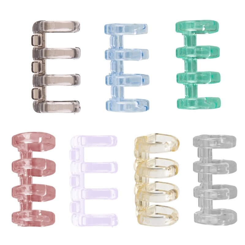 B36C Plastic Binding Comb 4-ring Binding Coil Hold up 100 Sheets for Student School