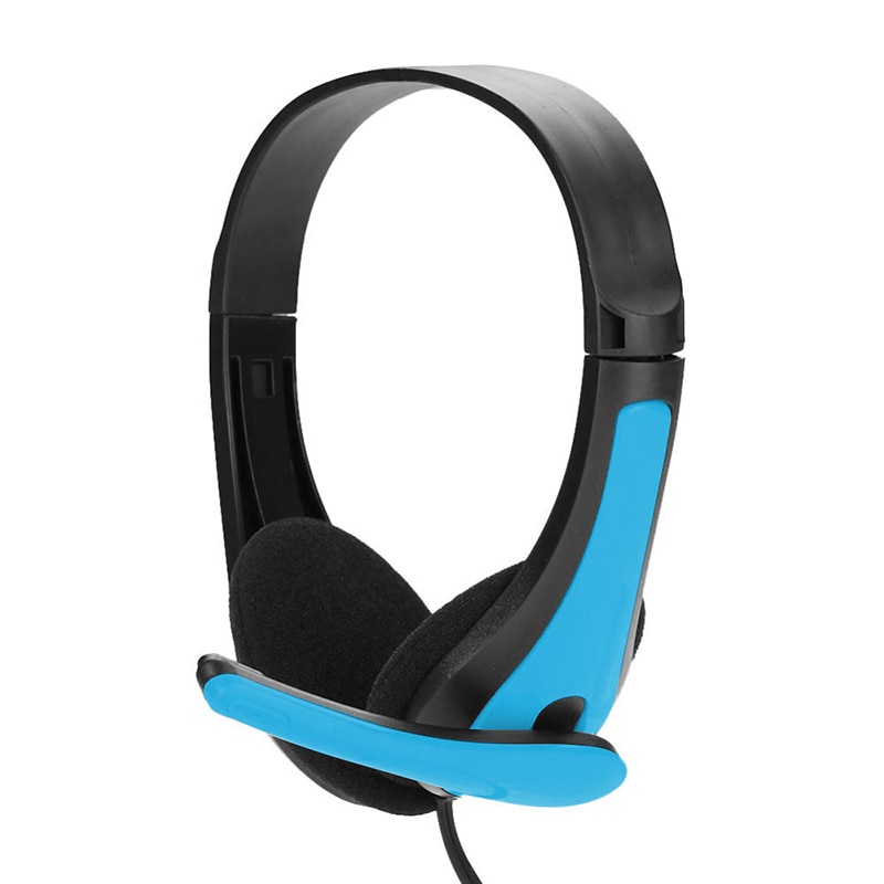 Gaming Stereo Headphone Over-ear Earphone With Microphone 3.5mm Straight Plug Yellow Blue Red Comfortable Headset For Gamer