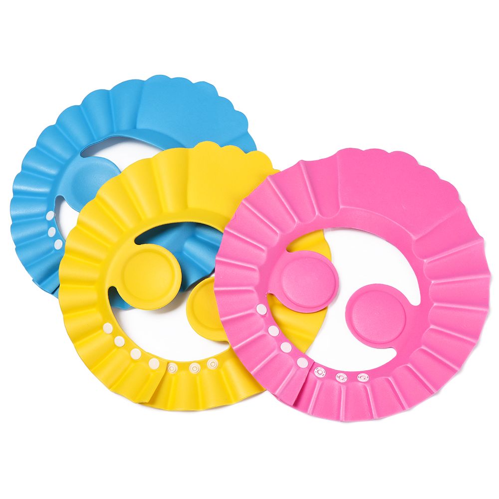 Fashion Eye Protection Waterproof Ear Protection Portable Bath Visor Wash Hair Shield Shampoo Hat Baby Shower Caps