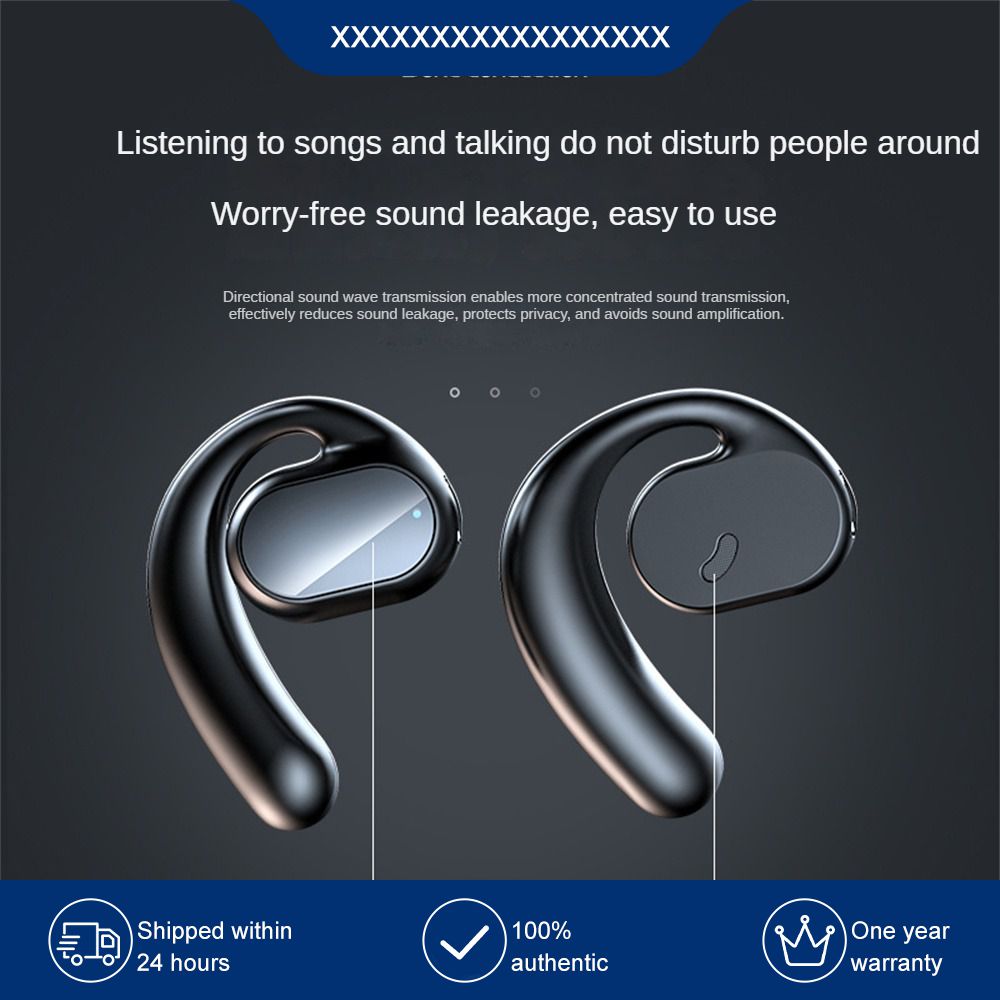 90 Ma Touch Control Headset 15 Meters Barrier Free Stable Headset Lower Power Consumption Earphone Wireless Earphone