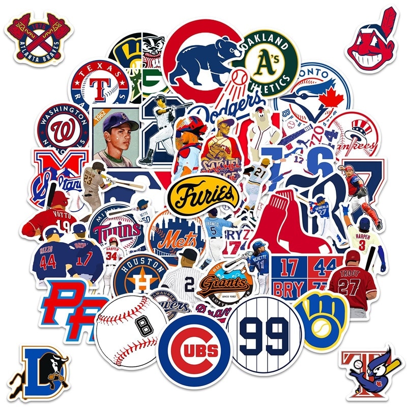 10/30/50PCS Baseball Game PVC Sticker Aesthetic Children's Decoration Scrapbooking for Kids Korean Stationery School Suppli