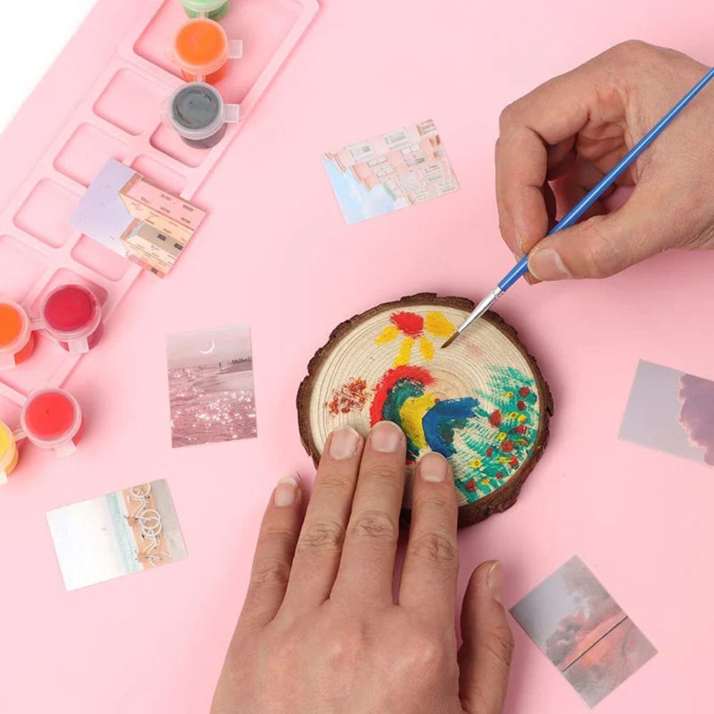 Soft Silicone Painting Mat Reusable DIY Oil Painting Sheet Birthday Gift