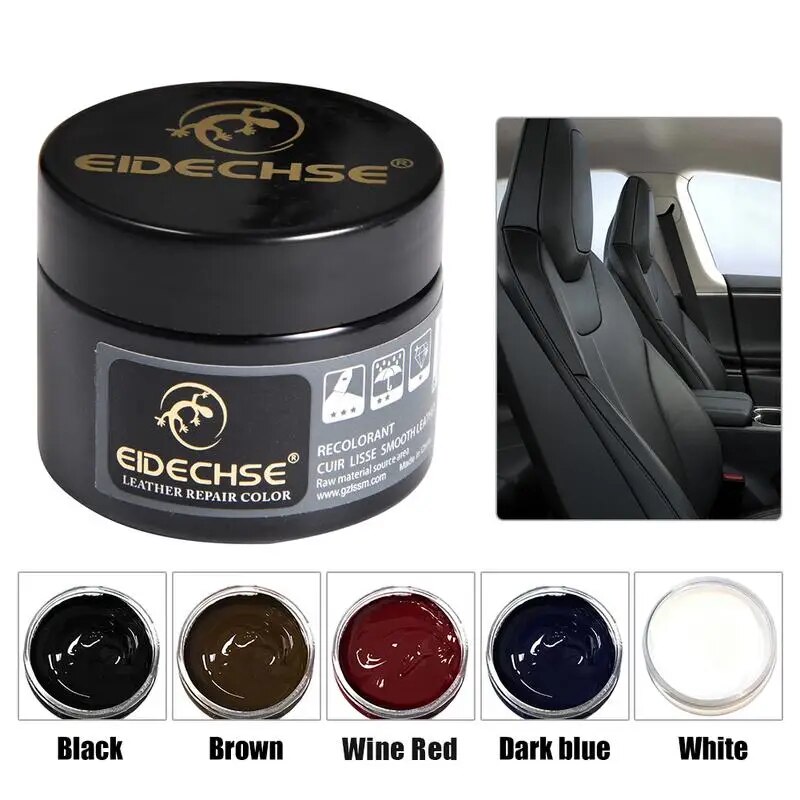Car Seat Leather Restoration Vinyl Repair Kit Auto Car Seat Sofa Leather Holes Scratch Cracks Rips Liquid Leather Repair Creams