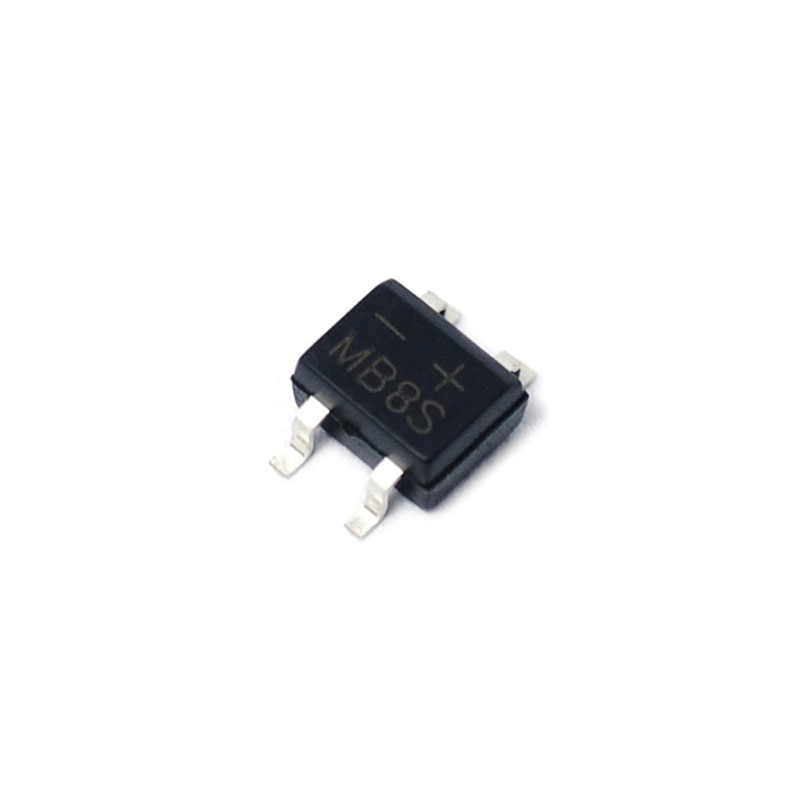 10pcs MB8S 0.5A/800V SOP4 Rectifier bridge Single-phase bridge rectifier new original