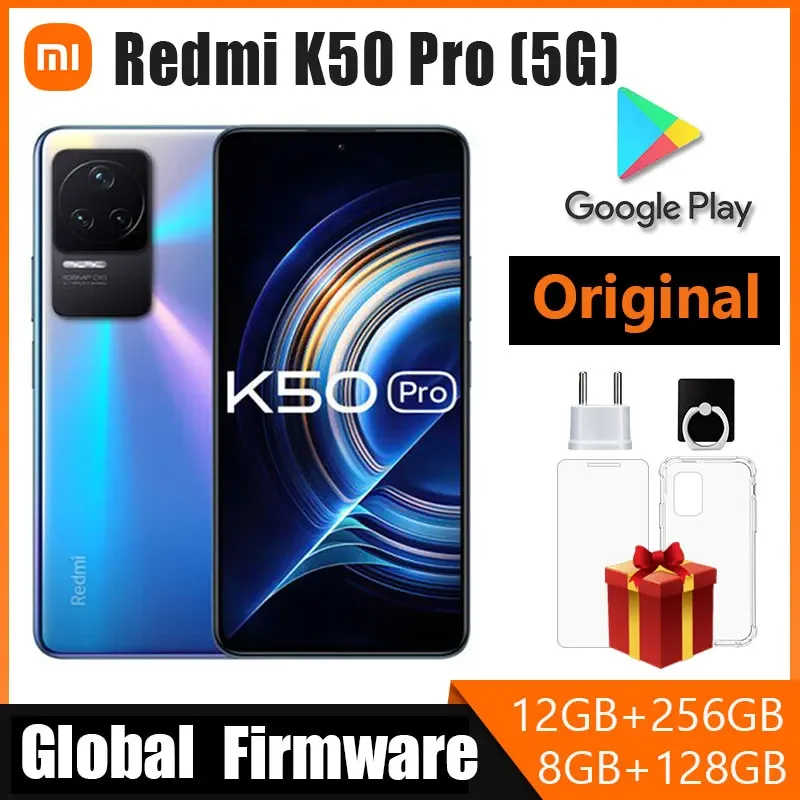 Xiaomi Redmi K50 Pro 5G Smartphone Global Rom Chinese Rom MTK Dimensity 9000 Octa Core 6.67; 120W Fast Charging 5000mAh