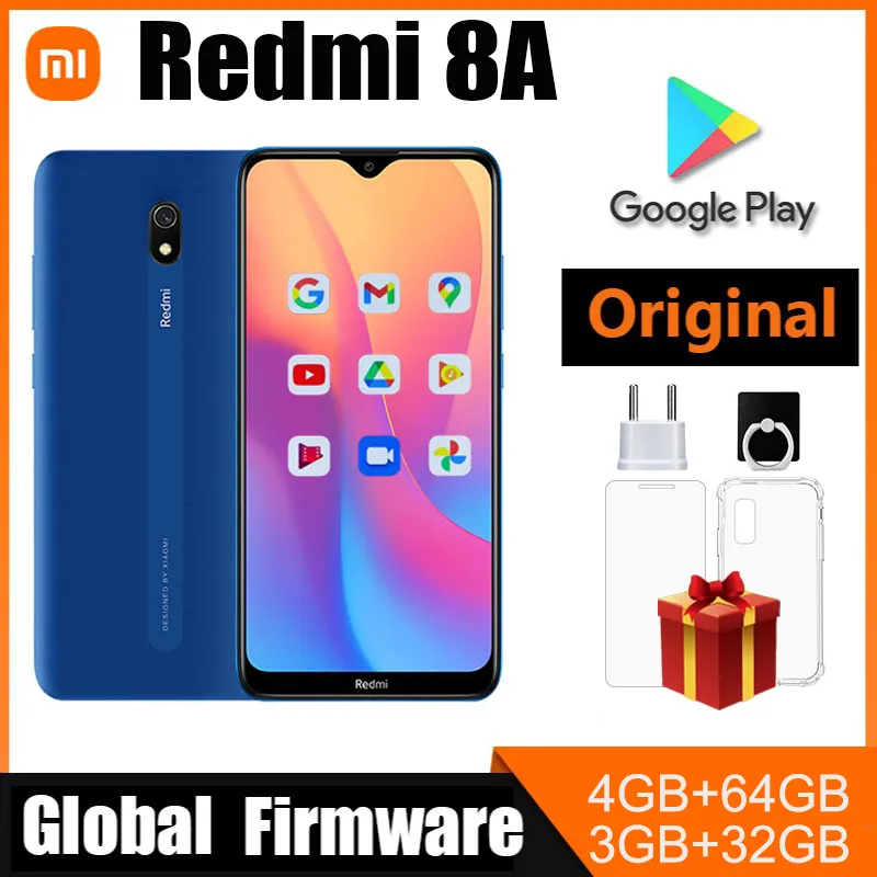 Xiaomi Redmi 8A Smartphome Snapdargon 439 Cellphone 6.22" Display 12MP Camera Mobile Phone used phone
