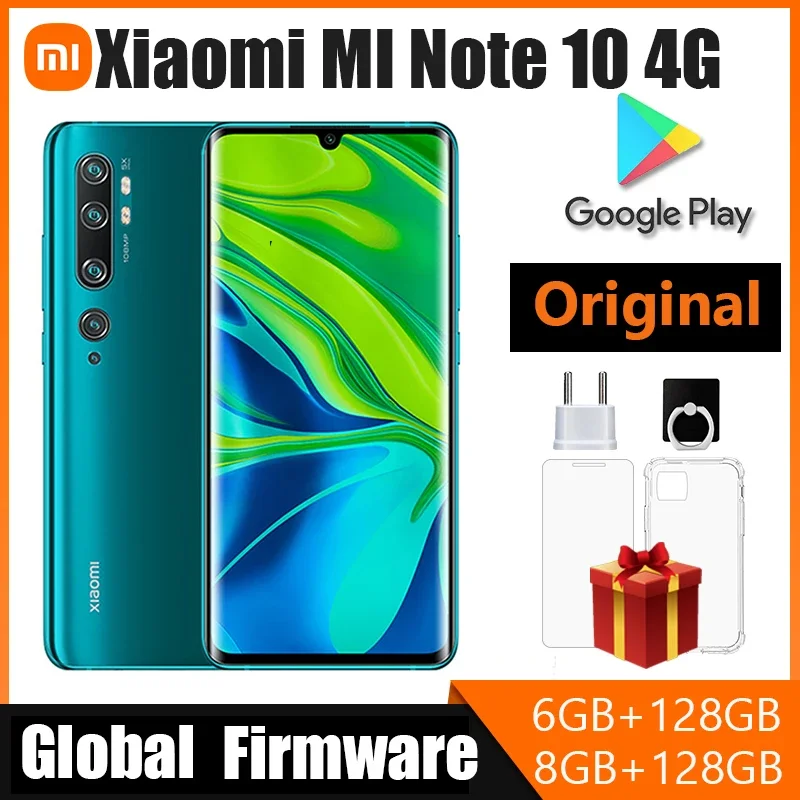 Xiaomi Mi Note 10 4G CC9 Pro Mobile Phone Snapdragon 730G 5260mAh Battery 6.47 inch AMOLED Display 30W QCused phone