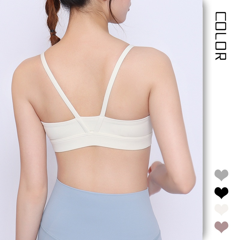 Beauty underwear professional yoga sports dance fitness back shock them running sports bras girl